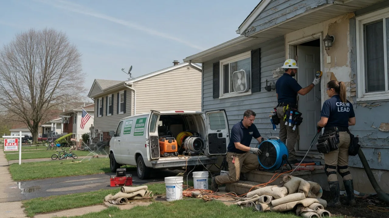 Flood Cleanup in Clinton Township, MI near me